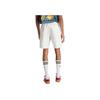 adidas Originals Solid Color Logo Embroidery Drawstring Straight Casual Shorts Men Bottoms White IS0223