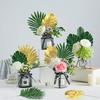 72Pcs Artificial Monstera Leaf Decoration Reaslitic Foliages For Wedding Home Party Decoration Vase Flower Arrangements