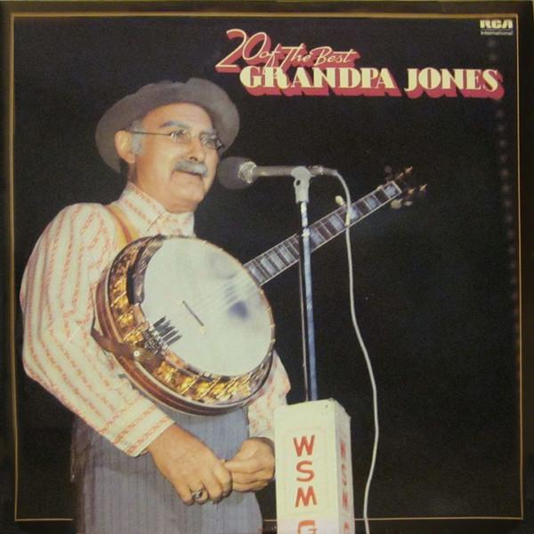 

LP Record GRANDPA JONES - 20 Of The Best INTS5198 RCA Internation 1981 UK Folk Used