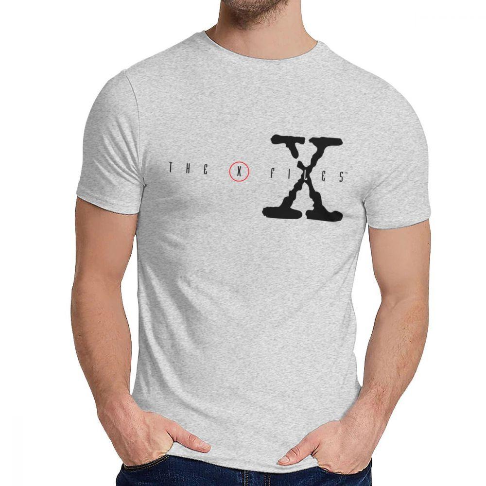 Summer The X Files Tee Shirt For Male Crazy Natural Cotton Short Sleeve O Neck
