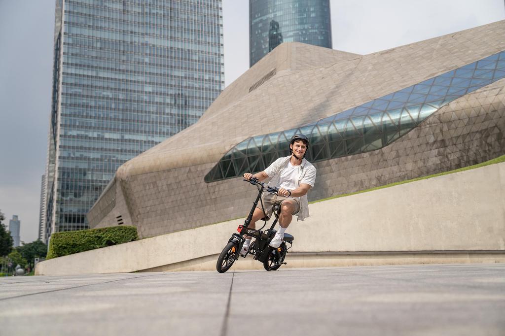 DYU A5 Elektrische fiets 14 inch 350W opvouwbare elektrische fiets 25 km/u snelheid 48V 7,5AH lithium-ionbatterij 60 km maximaal bereik Outdoor E-bike