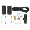Auxiliary Transfer   Connector Kit with Fuel Pipe Connector Tee Clamp 11025 Replacement for       Trucks