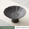 Shixun Ceramic Lotus Petal High-Foot Plate