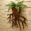 Decorative Hanging Flower Pot Tree Root Shape Plant Container Wall Decoration  Office Decor