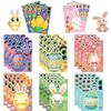 Sticker Faces for Kids 8-Sheet Funny Easter Party Favors Fun Kids Make Your Own Stickers for Boys Girls Children Home School Car