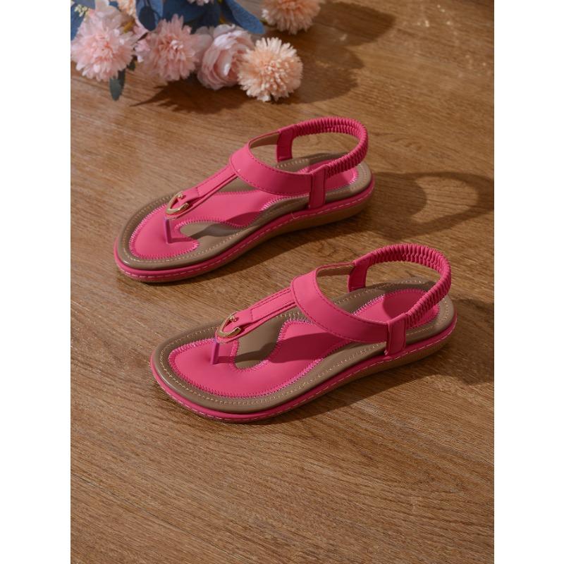 

Модные летние женские сандалии, повседневные туфли на плоской подошве, мягкие тапочки, сандалии 37 маджента