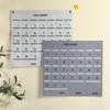 Hanging Wall Mounted Decorative Monthly Calendar Bag Storage Bag Chart Holder Wall Decoration