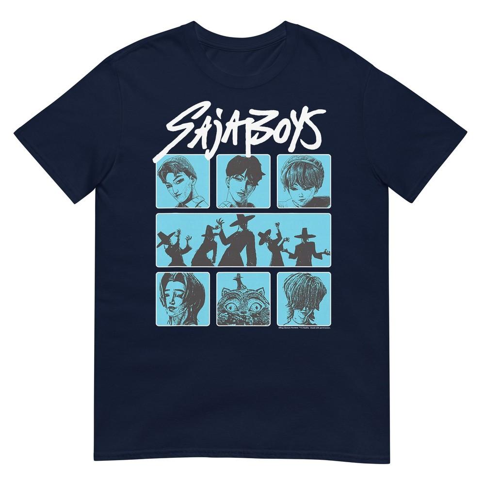 Kpop Demon Hunters Saja Boys Demon Group Poster Tshirt S
