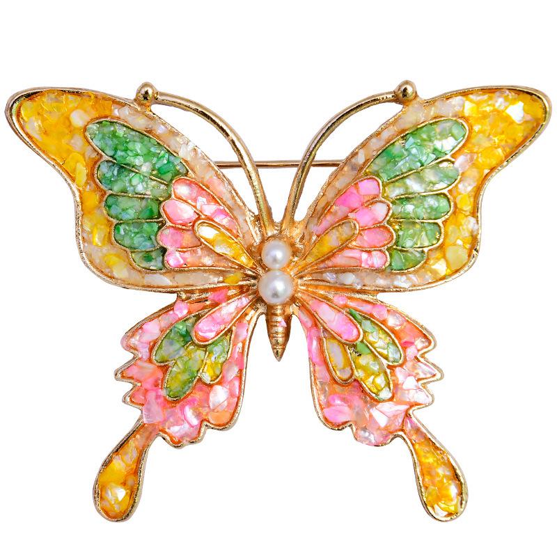 DIY Perlmutt Brooch Haarnadel Set: Schmetterlingsbasis für handgemachtes Drachenbootfest-Geschenk