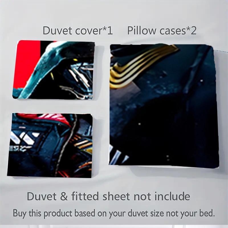 3pcs Cyberpunk 2077 Hoodie Sweatshirt Jacket-Universal Home Bedding Set-Suitable for Bedroom, Guest Room, Living Room, Hotel-Festive Gift-Pe