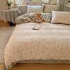 New Product Bed Four-piece Set Cloud Washed Cotton Quilt Cover Double Yarn Bed Sheet Student Single Dormitory Three-piece Set