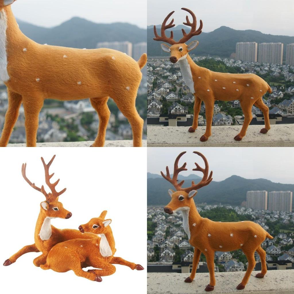 Festive Reindeer Ornament With European Style For Christmas Tabletop Decor And Event Decoration