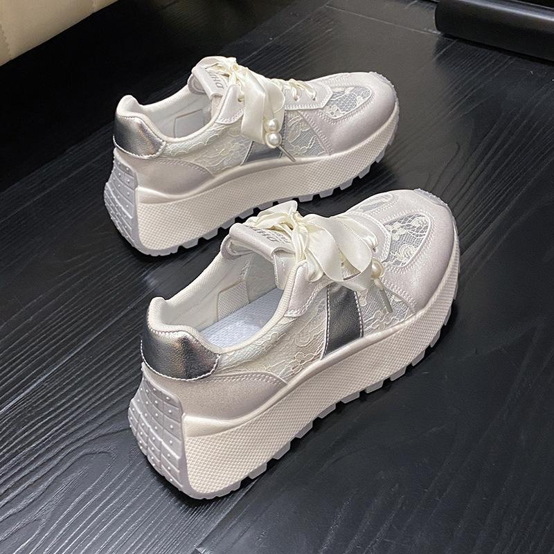 

[Customized] BN017 New Dad Shoes Women s 2025 Spring and Summer Height Increase Breathable Thick Bottom Casual Color Matching Versatile 40