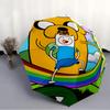 Printed Adventure Time-Printed Folding Umbrella,Outdoor,Leisure,And Travel Umbrella,Durable Umbrella Fabric,Birthday And Holiday Gift