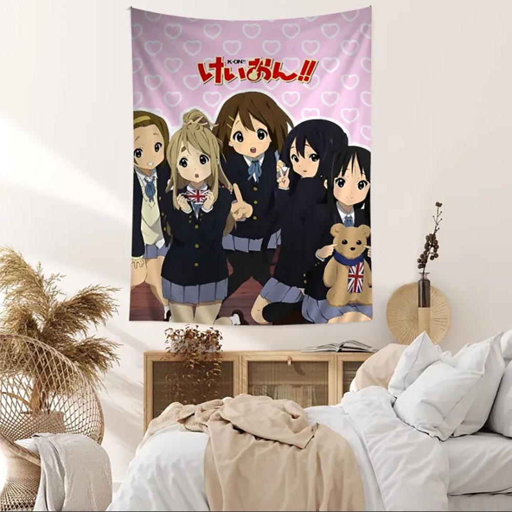 Anime KON KON Cartoon Wandkleed Wanddecoratie Huishoudelijke Woondecoratie
