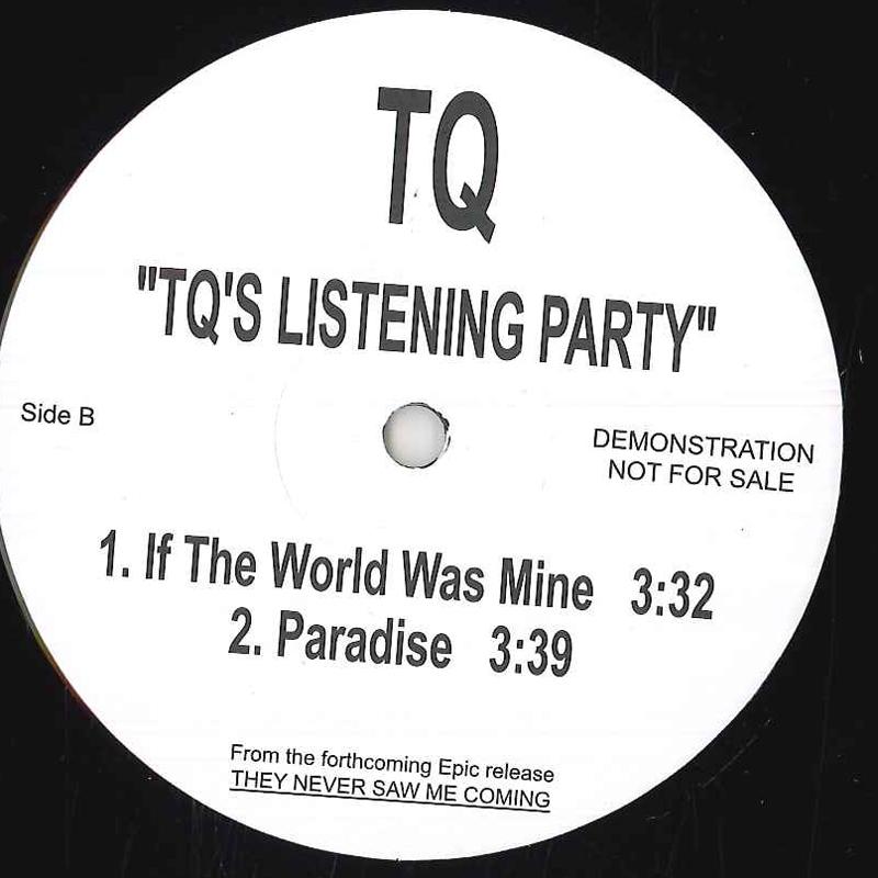 

12inch Record TQ - Tq s Listening PARTY NONE NONE Rap & Hip-Hop/R&B Used