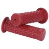 nakira Motorcycle Grip Moped Handle 0.9 inch (22.2 mm) Non-Piercing Rubber C-Type (Bordeaux)