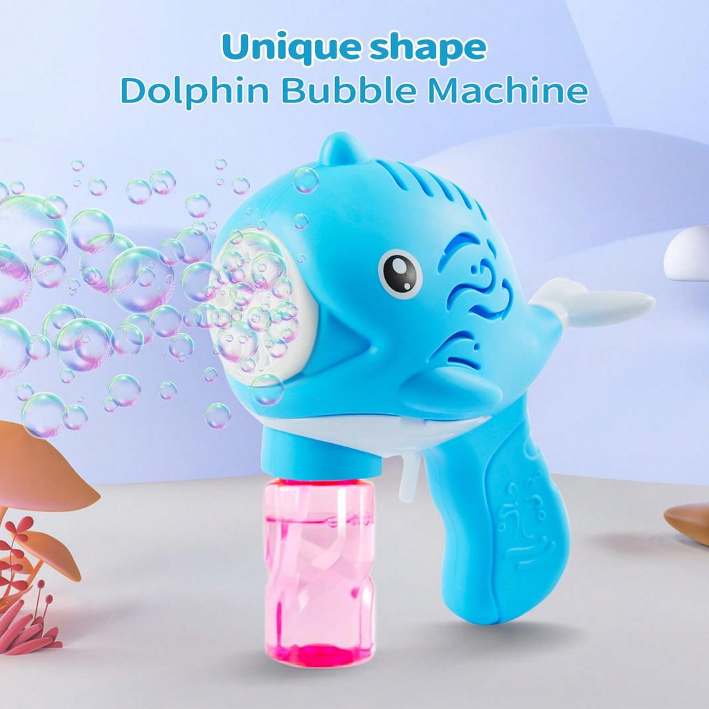 3 Packs Bubble Guns Machine,Whale Automatic Bubble Maker, Buble Gun With 30 Bubble Solutions For Kids, Bubble Blaster For Summer Toys, Party