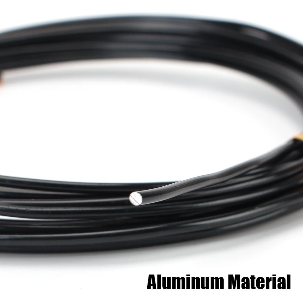 Anodized Aluminum Bonsai Training Wire With 3 Sizes(1.0 mm,1.5 mm,2.0 mm) Total 15m (Black) Decoration Wire Bonsai Wires 3 Rolls