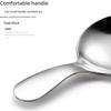 Creative Stainless Steel Short Handle Spoon for Rice, Ice Cream, and Soup - Portable, Cute, and Perfect for Kids