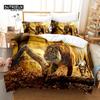 Tiger Digital Printing Bedding Set, Duvet Cover, 3D Bedding, Linen, Queen Size, Fashion Design