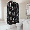 Tu Botanical Shower Curtain Trees Pattern Nature Forest Backdrop Bathroom Decor Farmhouse Rustic Home Accent Modern Wall Art