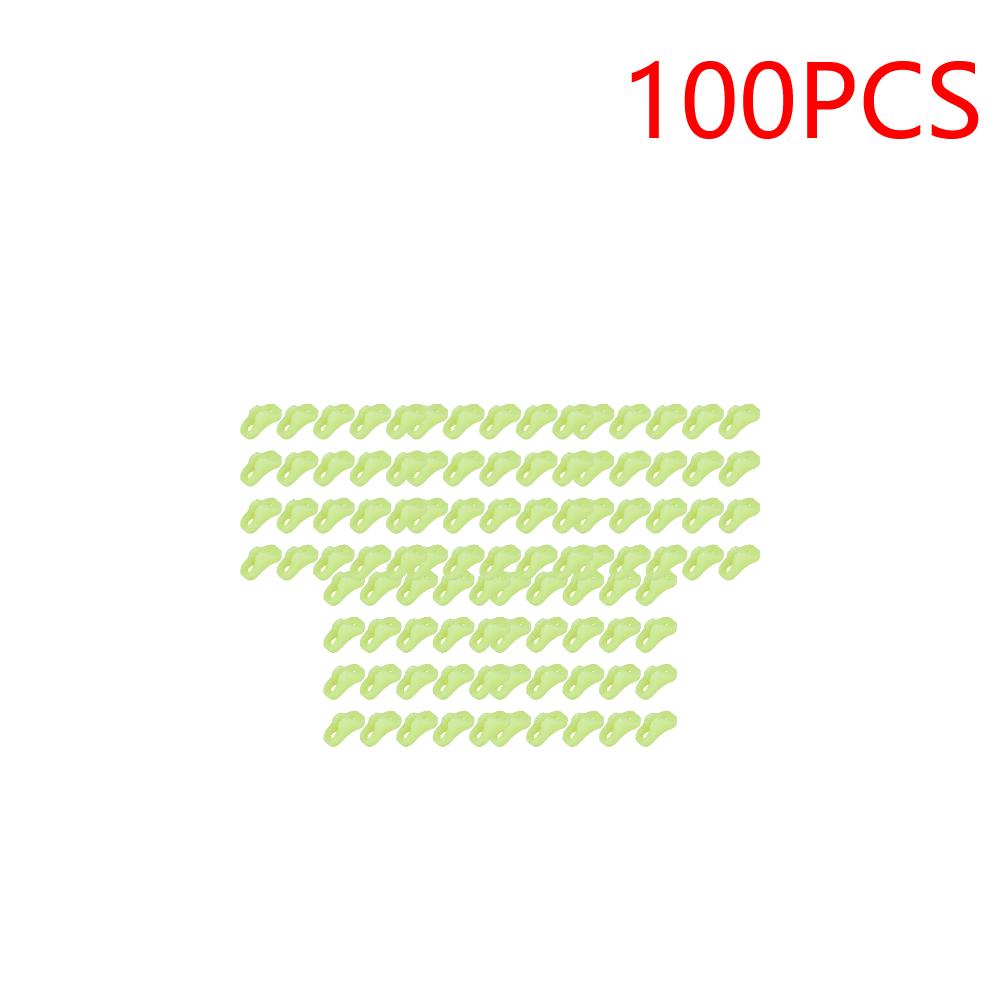 100-500PCS Plastic Camp Luminous Awning Tent Rope Buckle Support Rod Thunder Proof Caps Canopy Anti-slip Triangle Buckles