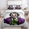 3pcs Joker Bedding Set, Soft Polyester Duvet Cover and Pillowcases Machine Washable Seasons all suitable & Guest Room Decor294