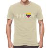 Venezuelan Heartbeat T Shirts Men Fashion T Shirt Cotton Oversized I Love Venezuela Flag Heart Tshirt Unique Tees Tops