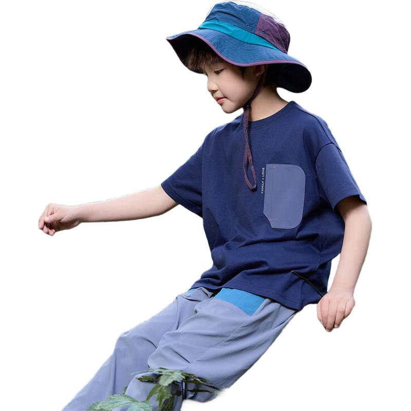 EBAER Kids' 2025 Summer Pure Cotton Short Sleeve T-Shirt