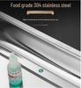 ZLIII 304 Stainless Steel Rectangular Solid Steaming Tray