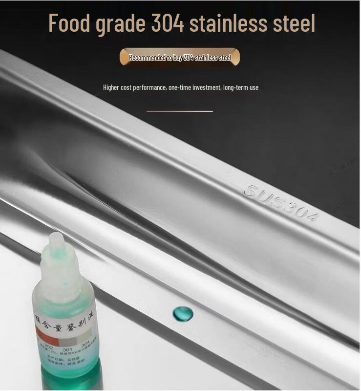 ZLIII 304 Stainless Steel Rectangular Solid Steaming Tray