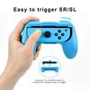 GAMINJA 2Psc Wear Resistant Handle Controller For Nintendo Switch Ergonomic Hand Grip Controller Handle For Switch Joy Con 5