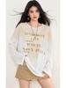 Women's Distressed Dune Wasteland Style Casual Round Neck Loose T-Shirt