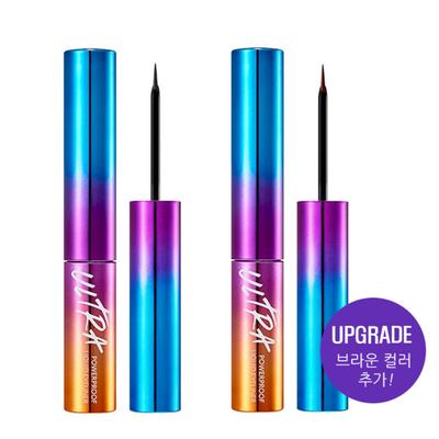 1+1 Eyeliner liquide ultra puissant et résistant 4 g, marron, 1 pièce.