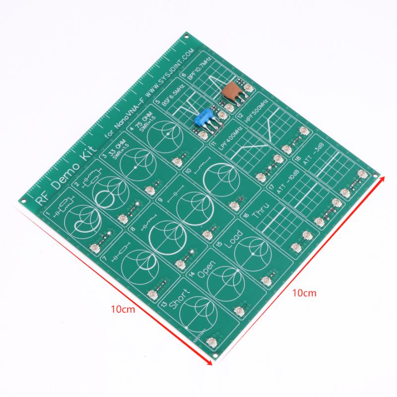 Rf Test Board, 18 Functional Modules Rf Demo Kit Nanovna Test Filters Vector Network Analyzer Board Attenuator