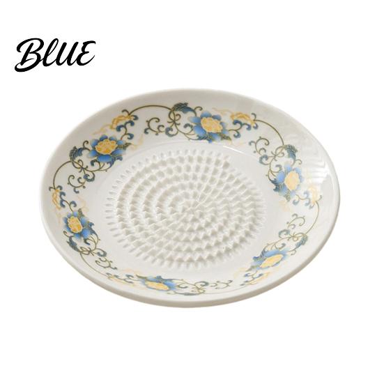 Garlic Mincer Ceramic Kitchen Grater Grating Manual Plate Grinder Multi-Functional Ginger Small Bowl Zester Bowl All-in-One Prep Mixing Serving