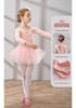 Girls' Short Sleeve Ballet Tulle Skirt - Kids' Dance Practice and Performance Costume