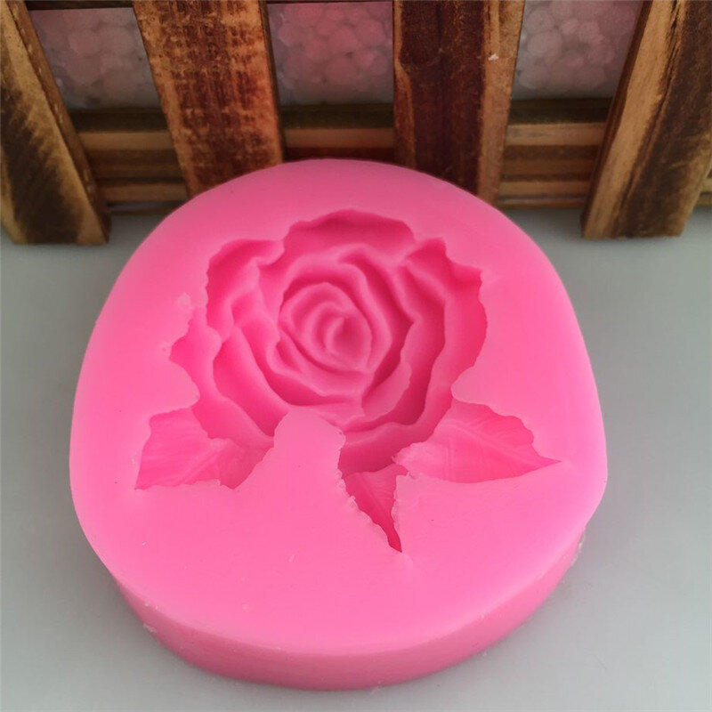 New Rose Shaped Gypsum Mold - Rose Shaped Cake Decoration Mold - 2pcs
