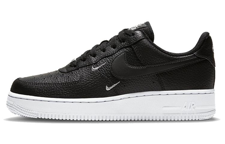 

Nike Air Force 1 Low 07 Essential Black White Silver Mini Swoosh Women s CT1989-002 36.5