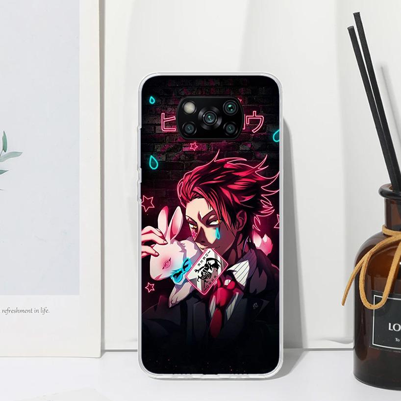 Hunter HXH  Hisoka Phone Case For Xiaomi Poco X7 X6 X5 M7 M8 Pro F7 Ultra Redmi 15C 15 13C 13 12C 12 10 10C 10A Art Fundas Poco