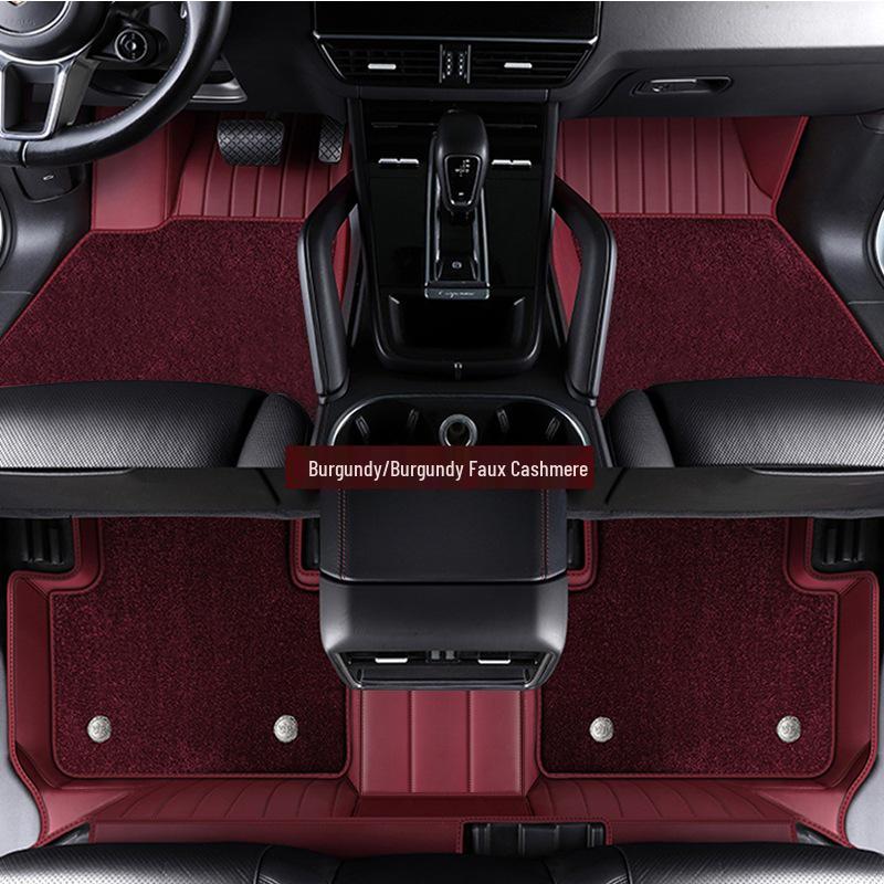 

Premium Genuine Leather Floor Mats for Haval H9 - Full Coverage Carpet Style Interior Protection