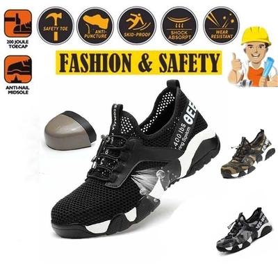 Steel Nose Safety Work Shoes Breathable Casual Sneaker Prevent Piercing Men Women Protective Shoes