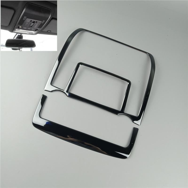 

Black Car Roof Reading Lamp Frame Decoration Cover Trim 2Pcs For BMW X5 E70 X6 E71 2008-2014 Stainless Steel 2 pieces