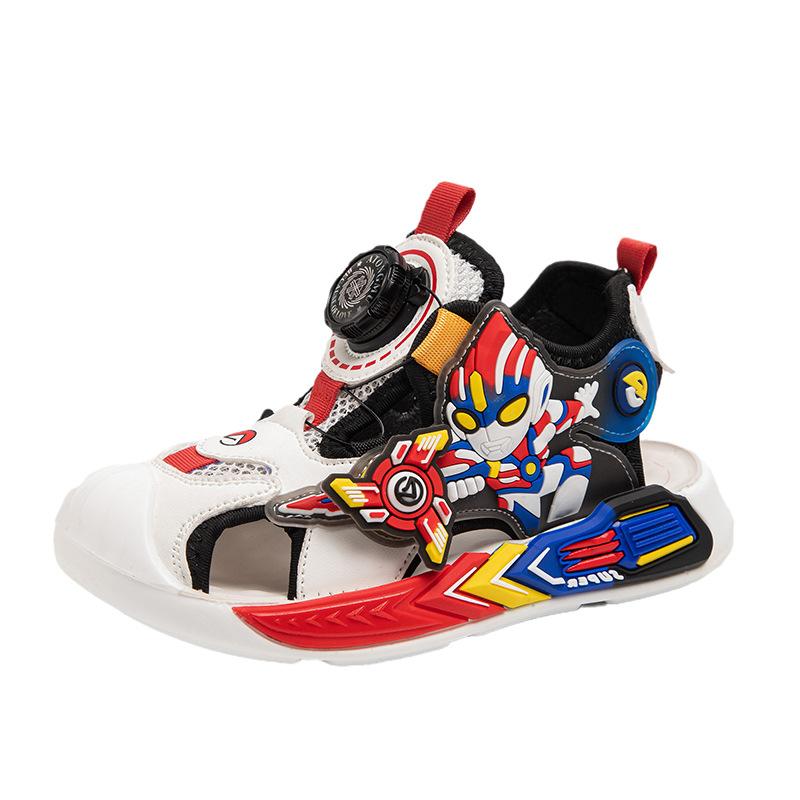 

Летняя Новая Мода Мультяшные Детские Легкие Мягкие Подошвы Удобные Пляжные Туфли 37 красный