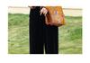 Elegant Mother's Day Spring Outfit: Middle-Aged Gold Velvet Two-Piece Set with Inner Top and Vest.