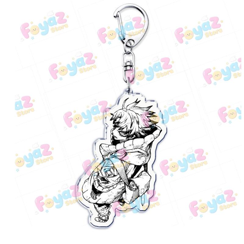 

Gachiakuta Keychain Accessories Bag Anime Keyrings Jewelry Manga Fans Gifts