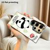 Phone Case: 2D Flat Samsung Galaxy A34 A35 M05 M06 S20 S22 S21 FE Plus 5G Protective Case, Couple Style, Cute Waving Animation, Christmas and Hallowee
