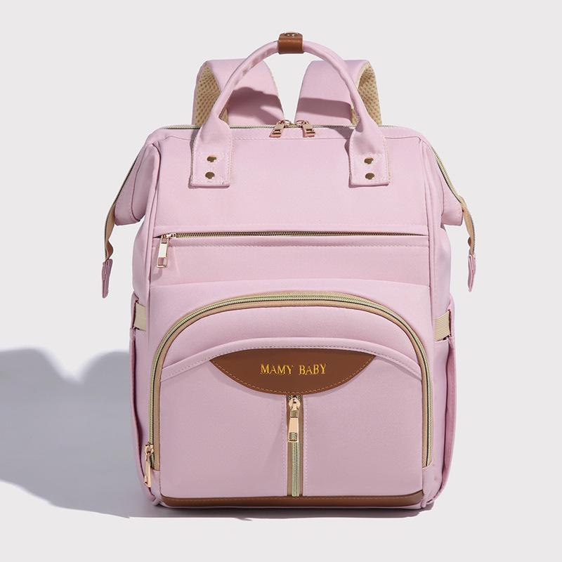 Lightweight Multifunctional Mommy Backpack: Large Capacity Baby Supplies & Storage Bag