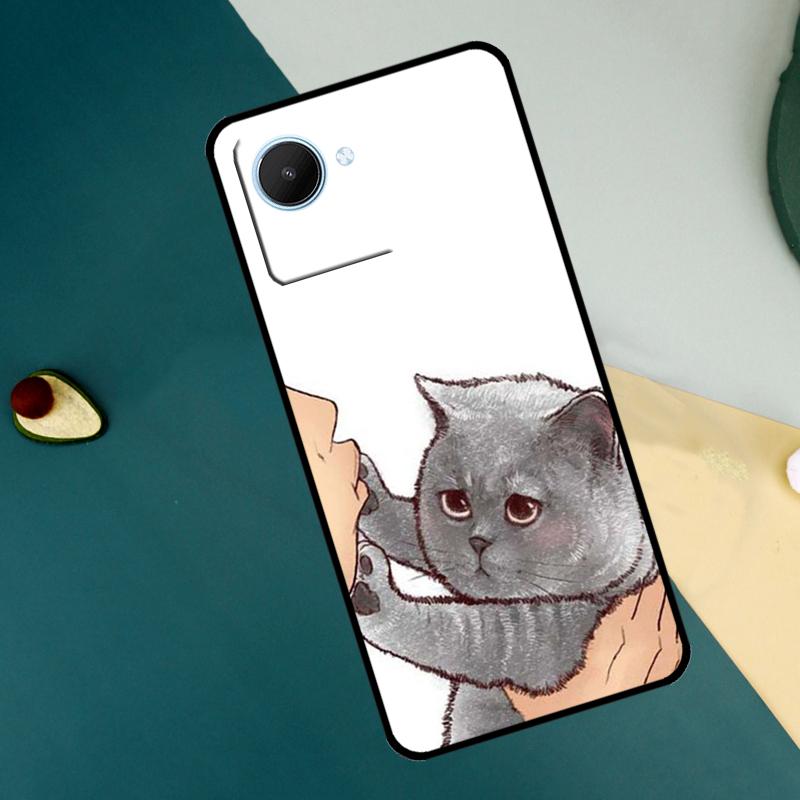 

Kiss Cat Cute Kitten Cartoon For Realme GT7 Pro GT6 C67 C65 C63 C61 C55 C53 C51 C35 C71 C75 11 12 13 14 15 Pro Plus Case Realme 11 Pro Plus